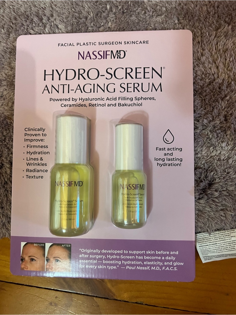 Nassif MD Hydro-Screen - Super Hydration
Serum 3 Fl. Oz. Great Price
